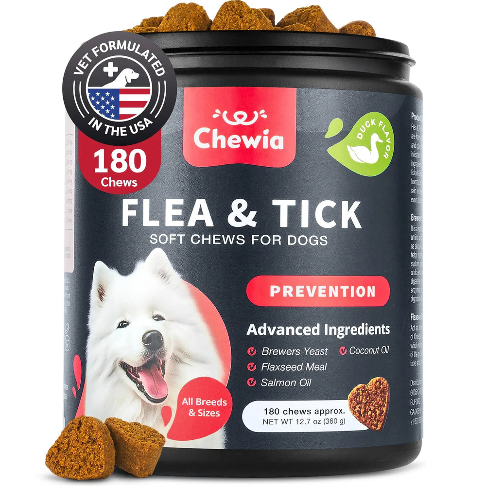 Dog Flea And Tick Treatment Chews Fleatick Prevention For Dogs Chewabl product image