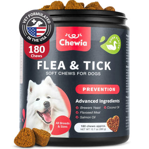 Dog Flea And Tick Treatment Chews Fleatick Prevention For Dogs Chewabl product image