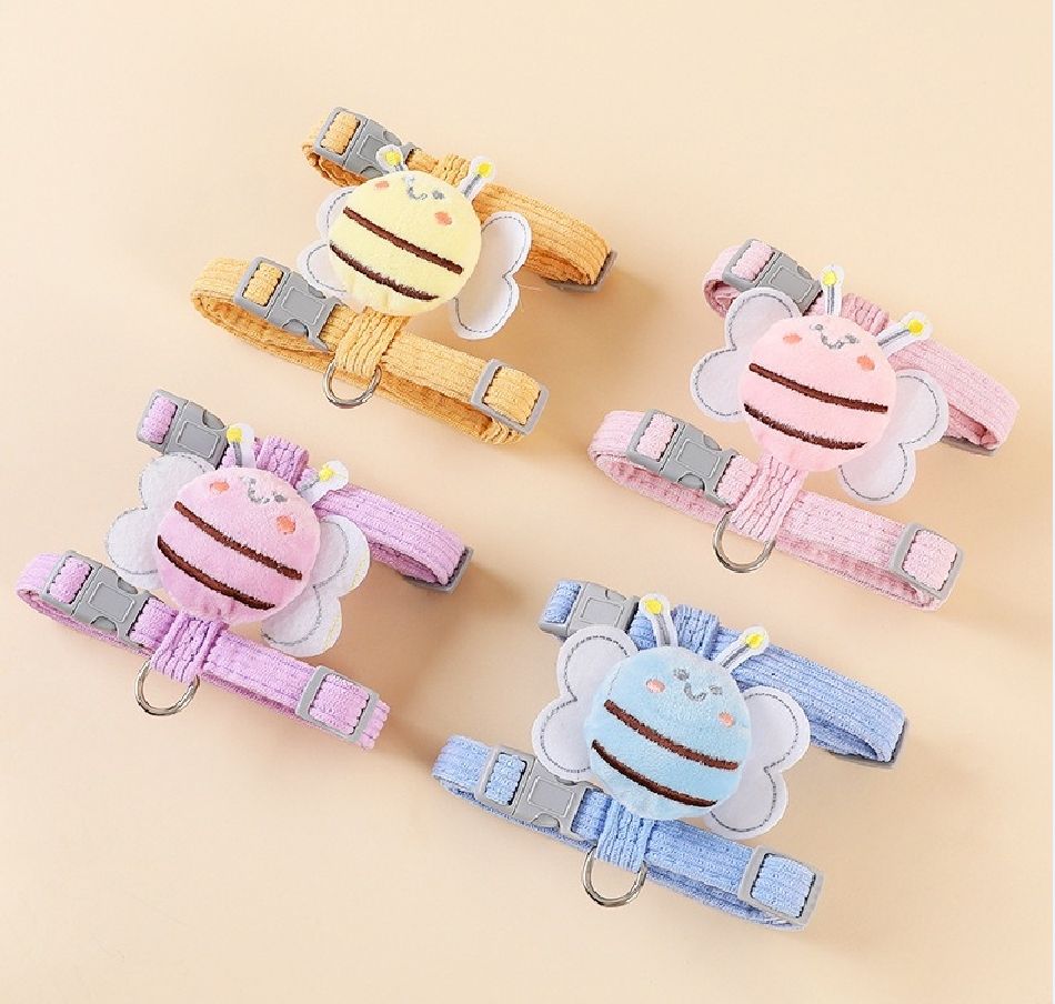 Small Cat Harness Wing Shaped Decorative Walking Vest Traction product image
