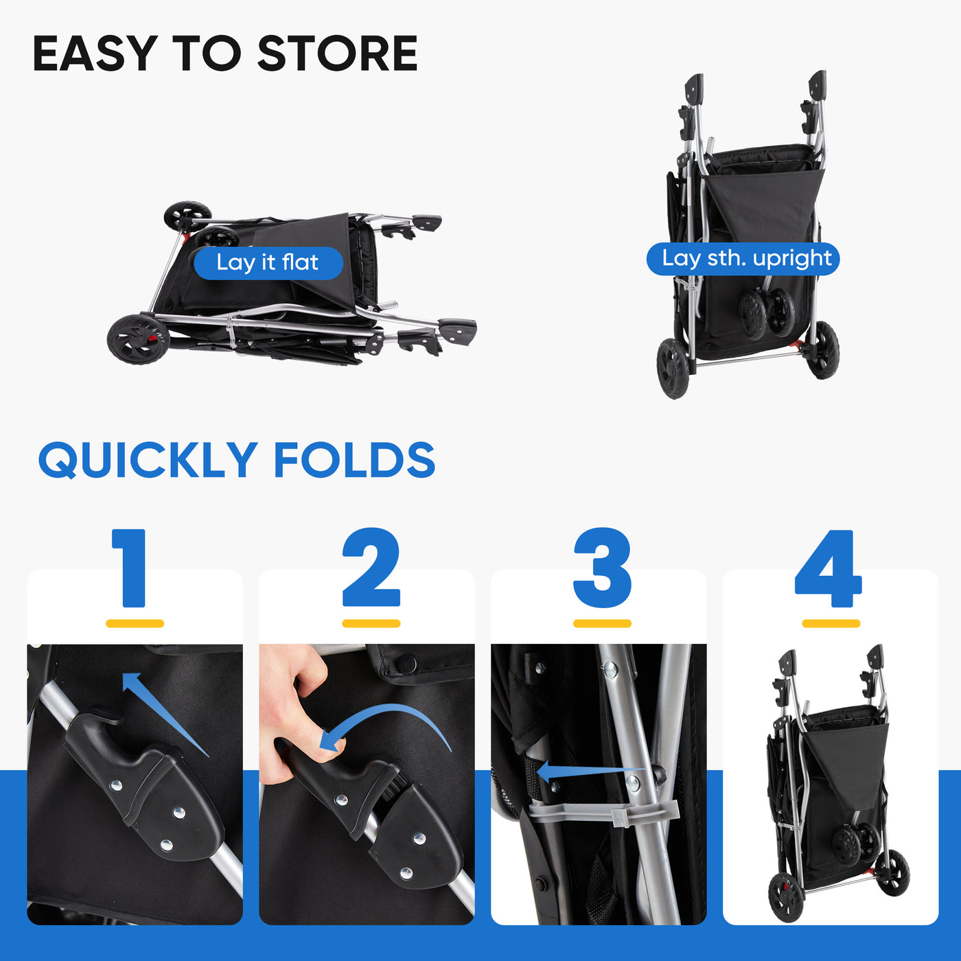 Cat And Dog Pet Cart product image
