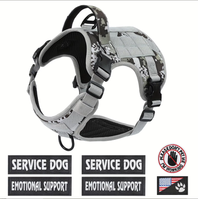 Hiphoppet Us Local Tactical Service Dog Harness Vest Adjustabl product image