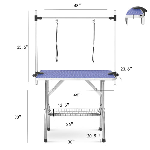 Large 46 Inch Pet Dog And Cat Grooming Table product image
