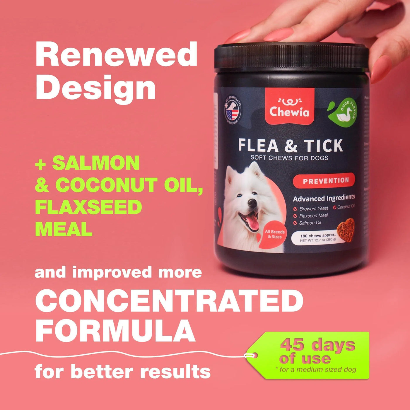 Dog Flea And Tick Treatment Chews Fleatick Prevention For Dogs Chewabl product image
