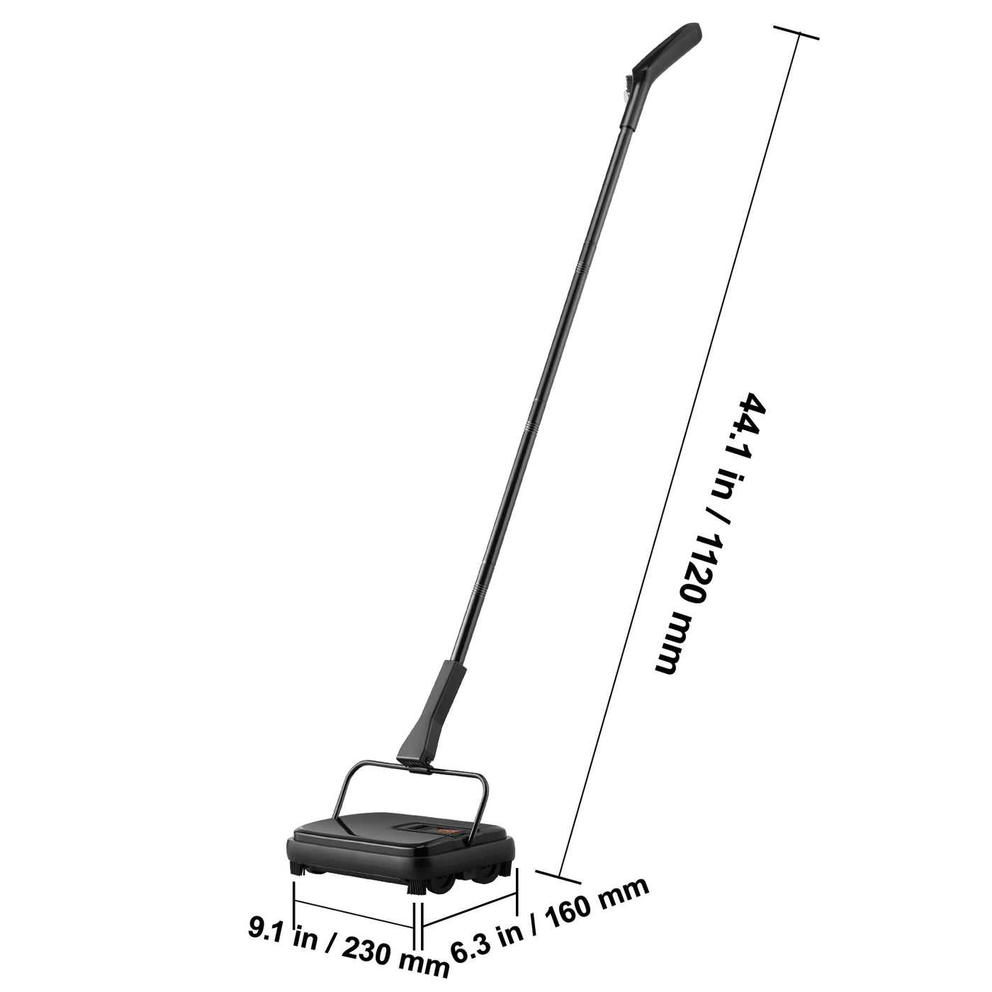 Pet Vevor Carpet Sweeper 7 87 In Sweeping Paths Floor Sweeper Manual Non E product image