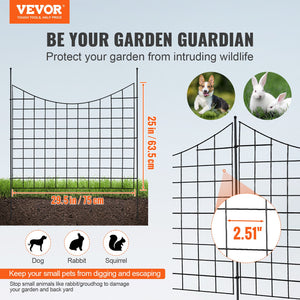 Metal Yard Animal Barrier Fence Five-Pack