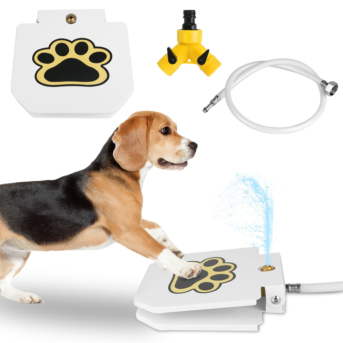 1Pc Dog Water Fountain Outdoor Dog Pet Water Dispenser Step-On product image