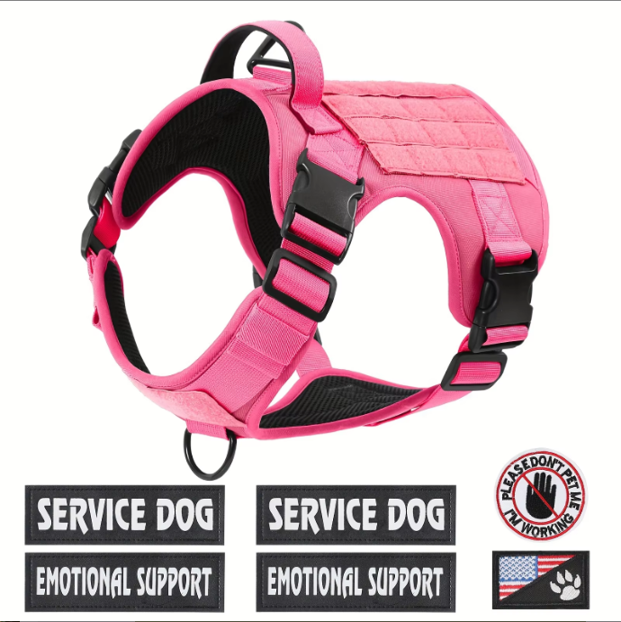 Hiphoppet Us Local Tactical Service Dog Harness Vest Adjustabl product image