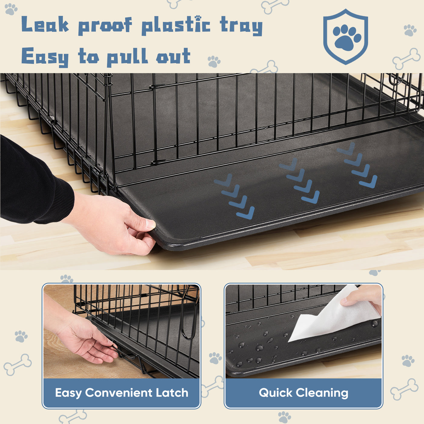24-30 Inch Single Door Dog Cage product image