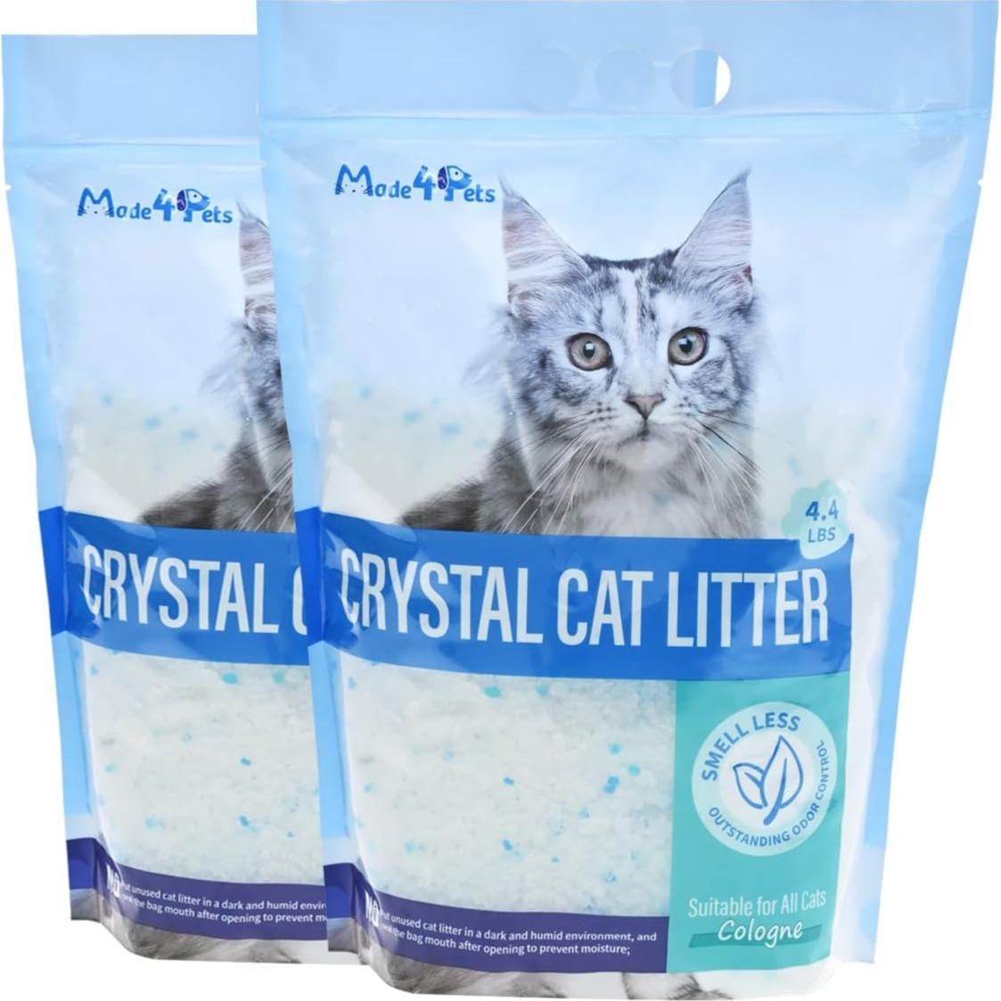 Crystal Cat Litter For Pets No Caking Odor Control Light Weight Low Du product image