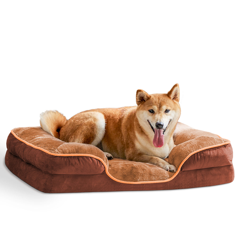 Memory Foam Pet Bed For Small Dogs & Cats With Washable Removable Cove product image