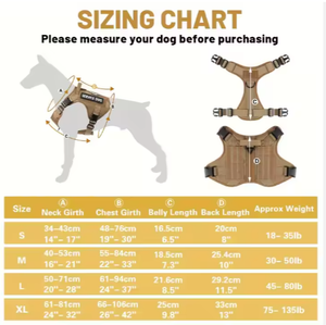 Hiphoppet Us Local Tactical Service Dog Harness Vest Adjustabl product image