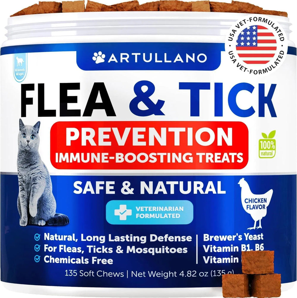 Pet Flea Treatment For Cats Natural Flea And Tick Prevention Supplement Fo product image