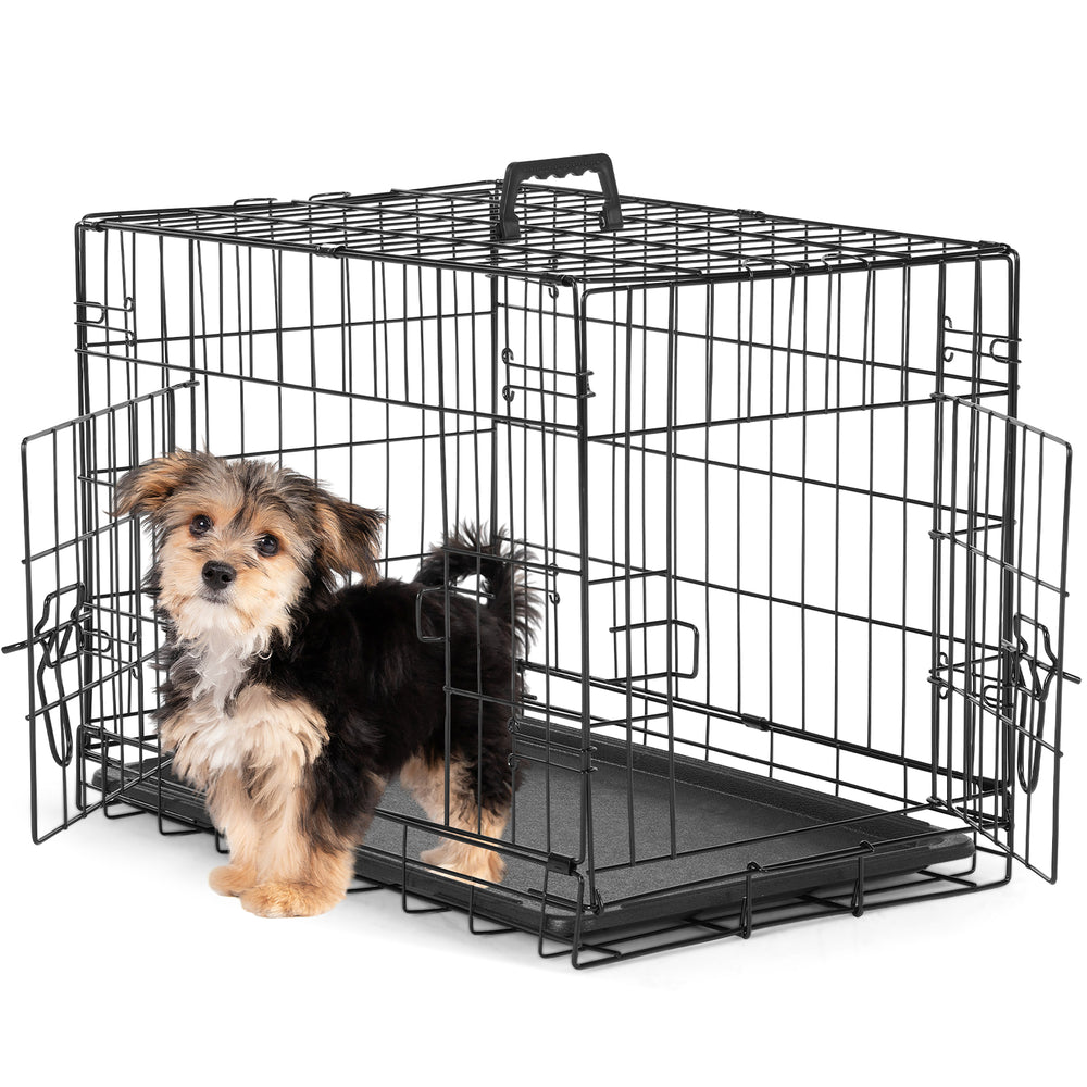 A Dog Cage With Two Doors product image