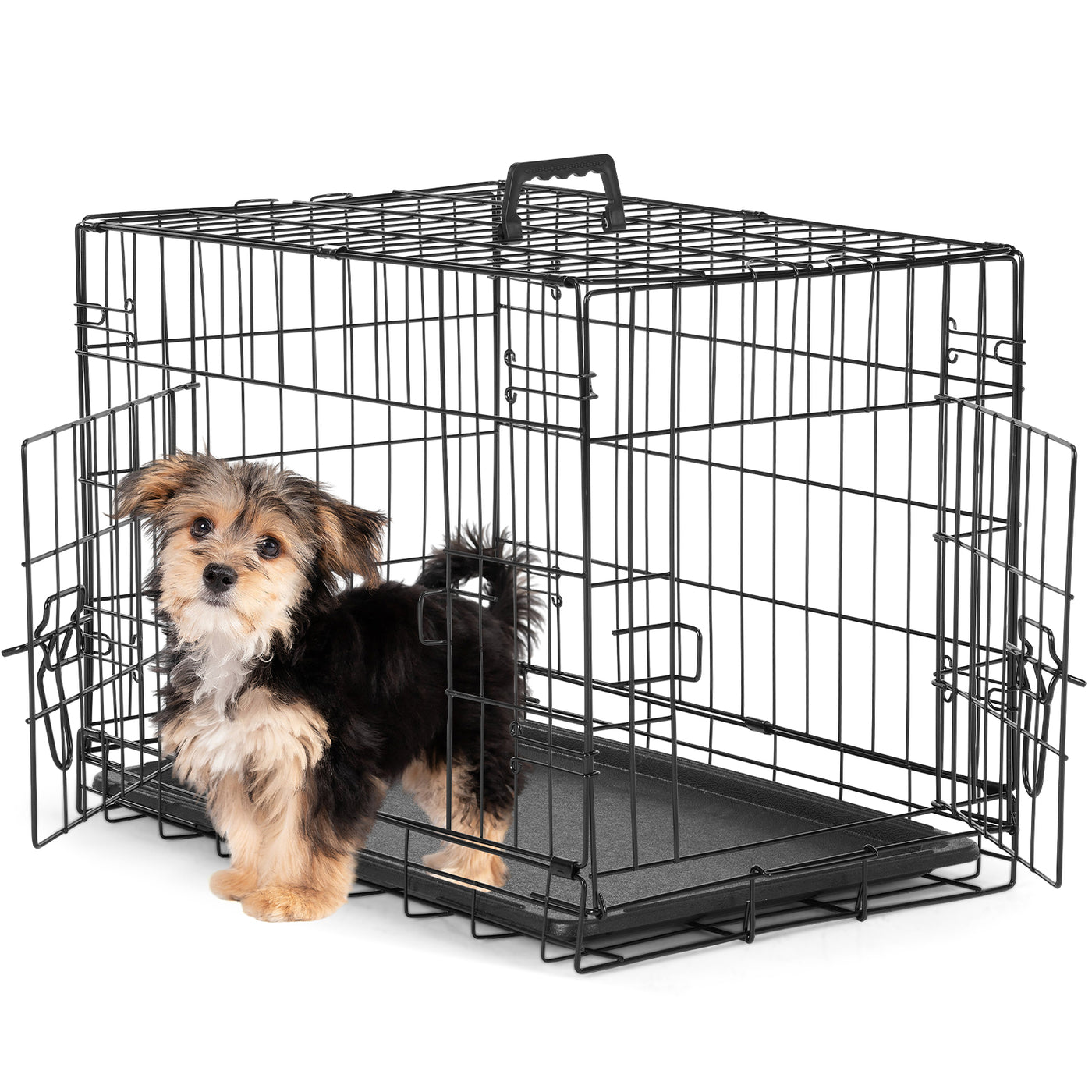 A Dog Cage With Two Doors product image