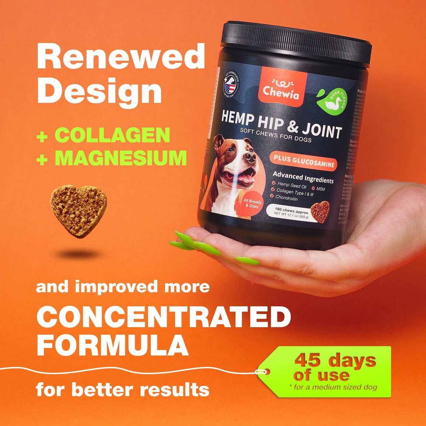 Pet Glucosamine For Dogs Hemp Hip And Joint Supplement For Dogs Glucosamin product image