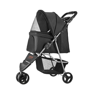 Foldable 3-Wheel Pet Stroller