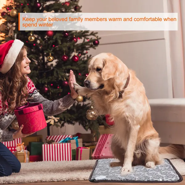 Pet Heating Pad Dog Cat Electric Heating Mat Waterproof Adjustable War product image